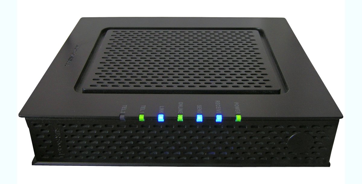 A Motorola SurfBoard cable modem